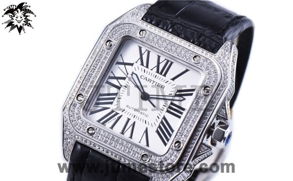 Santos 100 38mm Diamond Paved