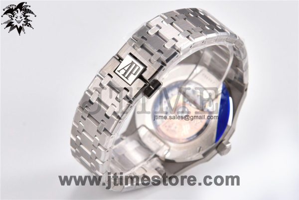 Royal Oak 41mm 15400 SS ZF 1:1 Best Edition Black Textured Dial on SS Bracelet A3120 (Free Box) - Image 3