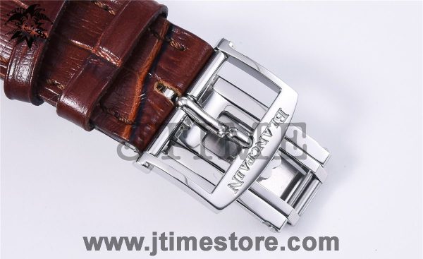 Villeret 6654 SS Complicated Function OMF 1:1 Best Edition Champagne Dial on Brown Leather Strap A6654 V2 - Image 7