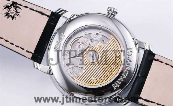 Villeret 6654 SS Complicated Function OMF 1:1 Best Edition White Dial on Black Leather Strap A6654 V2 - Image 7