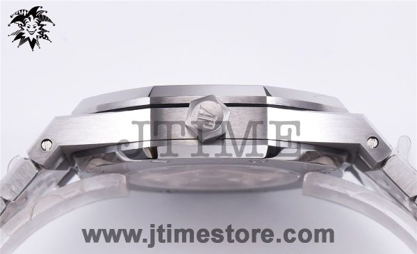 Royal Oak 41mm 15400 SS JF 1:1 Best Edition White Textured Dial on SS Bracelet A3120 V3 - Image 6