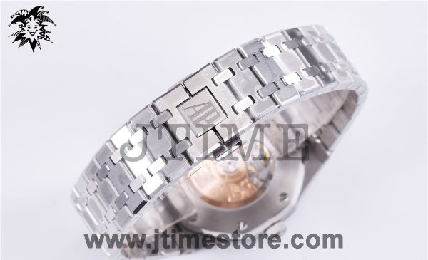 Royal Oak 41mm 15400 SS JF 1:1 Best Edition White Textured Dial on SS Bracelet A3120 V3 - Image 9