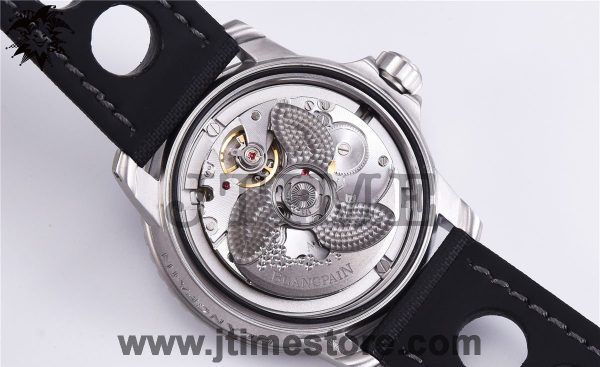 Fifty Fathoms 5015C Tribute to Aqua Lung ZF 1:1 Best Edition Black Dial on Sail-canvas Strap A1315 - Image 8