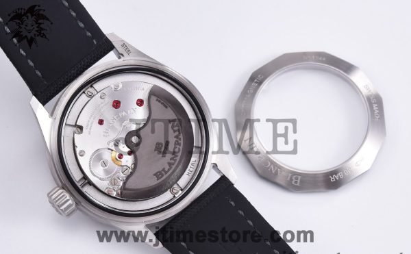 Fifty Fathoms 5071 Bathyscaphe 43mm SS ZF 1:1 Best Edition Gray Dial on Sail-canvas Strap A1315 - Image 9