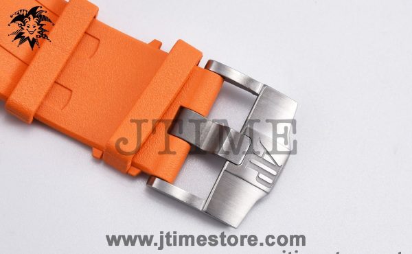 Royal Oak Offshore Diver 2017 Orange 15710 JF 1:1 Best Edition on XS Orange Rubber Strap A3120 - Image 10