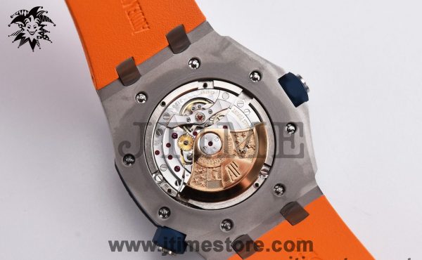 Royal Oak Offshore Diver 2017 Orange 15710 JF 1:1 Best Edition on XS Orange Rubber Strap A3120 - Image 14