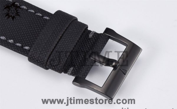 Fifty Fathoms PVD 5015 Dark Knight ZF 1:1 Best Edition Black Dial on Sail-canvas Strap A1315 - Image 8