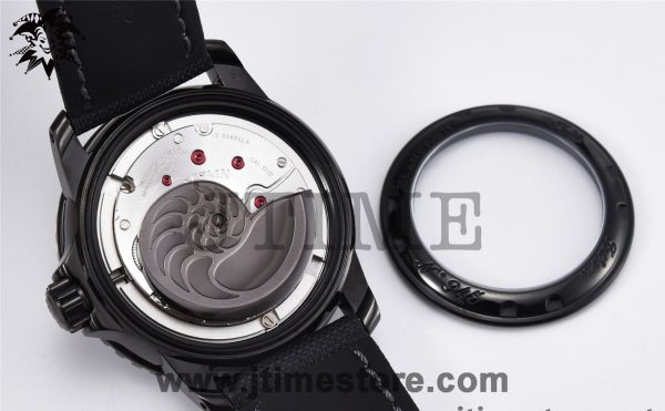 Fifty Fathoms PVD 5015 Dark Knight ZF 1:1 Best Edition Black Dial on Sail-canvas Strap A1315 - Image 10