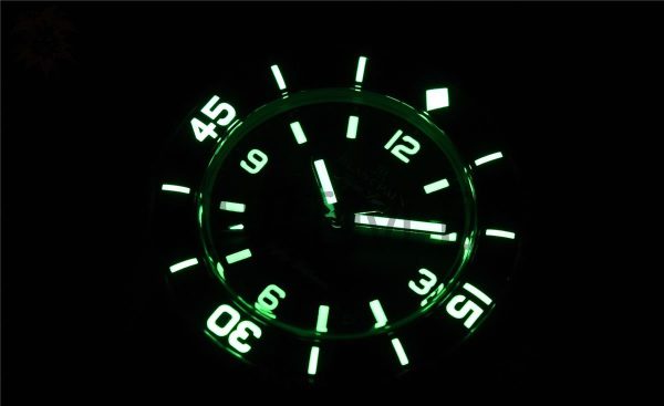 Fifty Fathoms 5015C Tribute to Aqua Lung ZF 1:1 Best Edition Black Dial on Sail-canvas Strap A1315 - Image 10