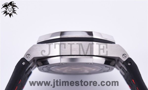 Royal Oak Offshore Chrono 42mm 2014 Black Themes JF 1:1 Best Edition on Black Leather Strap A3126 w/ Cyclops V2 - Image 6