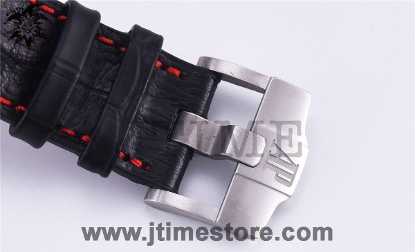 Royal Oak Offshore Chrono 42mm 2014 Black Themes JF 1:1 Best Edition on Black Leather Strap A3126 w/ Cyclops V2 - Image 7
