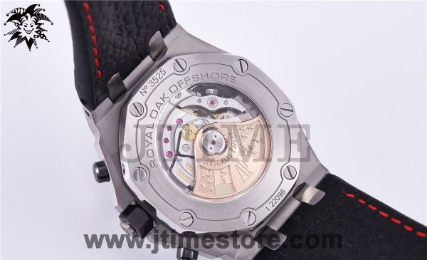 Royal Oak Offshore Chrono 42mm 2014 Black Themes JF 1:1 Best Edition on Black Leather Strap A3126 w/ Cyclops V2 - Image 8