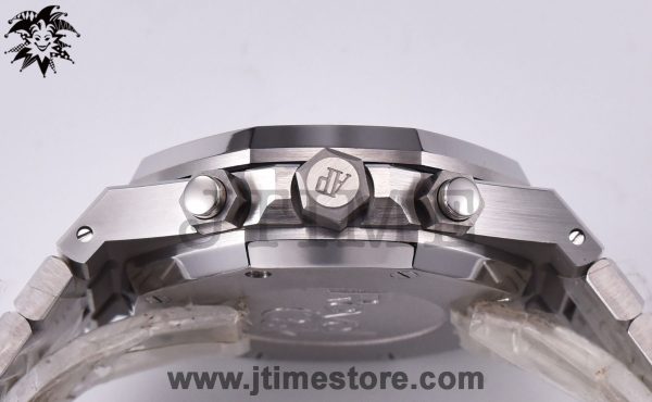 Royal Oak Chrono 26331ST SS OMF 1:1 Best Edition Blue/White Dial on SS Bracelet A7750 - Image 6