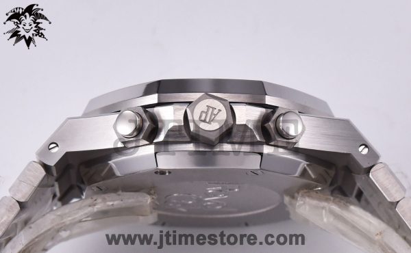 Royal Oak Chrono 26331ST SS OMF 1:1 Best Edition Black/White Dial on SS Bracelet A7750 - Image 6
