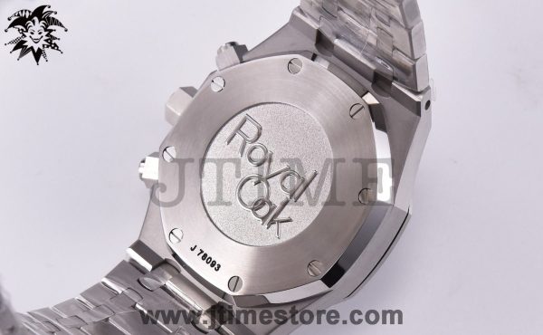 Royal Oak Chrono 26331ST SS OMF 1:1 Best Edition Black/White Dial on SS Bracelet A7750 - Image 10