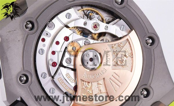 Royal Oak Offshore Diver Chronograph Green JF 1:1 Best Edition on Green Rubber Strap A3126 V2 - Image 10