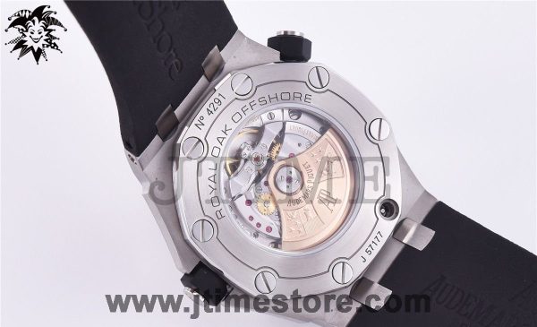Royal Oak Offshore Diver 15710 JF 1:1 Best Edition White Dial on Black Rubber Strap A3120 V9 - Image 8
