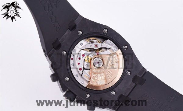 Royal Oak Offshore 26205AU "GINZA 7" Forged Carbon JF Best Edition on Rubber Strap A3126 V2 - Image 11