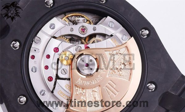 Royal Oak Offshore 26205AU "GINZA 7" Forged Carbon JF Best Edition on Rubber Strap A3126 V2 - Image 10