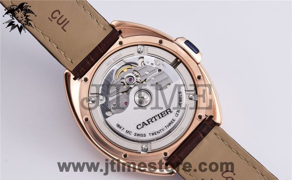 Cle de Cartier WGCL0004 RG 40mm V6F 1:1 Best Edition White Textured Dial on Brow - Image 8