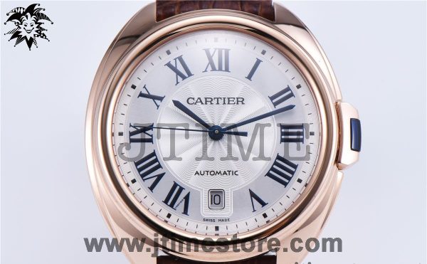 Cle de Cartier WGCL0004 RG 40mm V6F 1:1 Best Edition White Textured Dial on Brow - Image 9