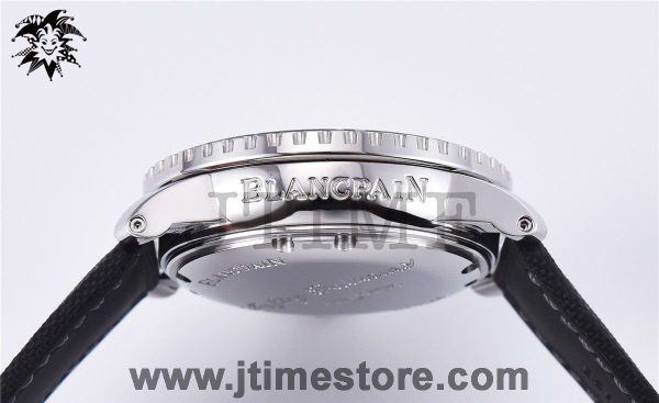 Fifty Fathoms 5015 SS Black ZF 1:1 Best Edition Black Dial on Sail-canvas Strap A2836 - Image 6