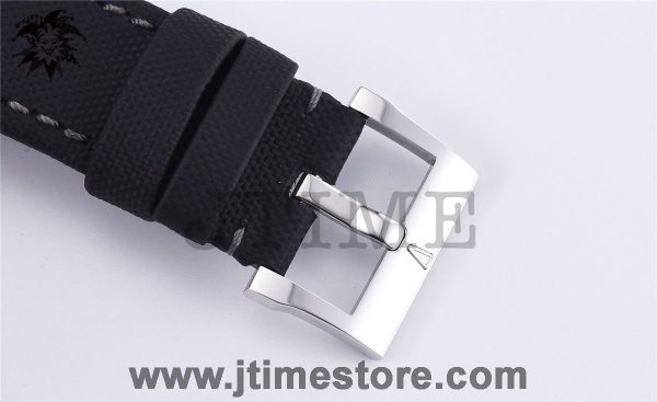 Fifty Fathoms 5015 SS Black ZF 1:1 Best Edition Black Dial on Sail-canvas Strap A2836 - Image 7
