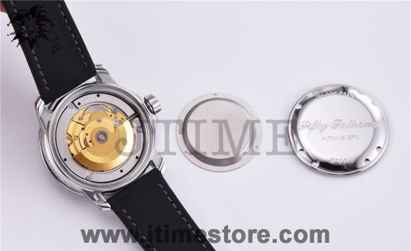 Fifty Fathoms 5015 SS Black ZF 1:1 Best Edition Black Dial on Sail-canvas Strap A2836 - Image 8