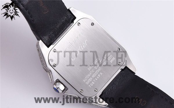 Santos 100 38mm Diamond Paved - Image 7