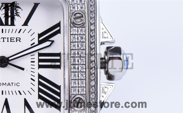 Santos 100 38mm Diamond Paved - Image 10