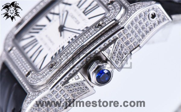 Santos 100 38mm Diamond Paved - Image 12