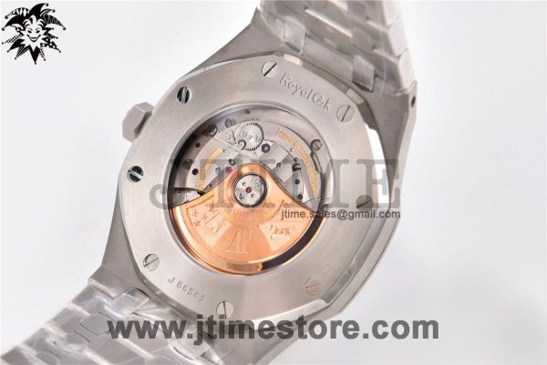 Royal Oak 41mm 15400 SS ZF 1:1 Best Edition Blue Textured Dial on SS Bracelet A3120 (Free Box) - Image 7
