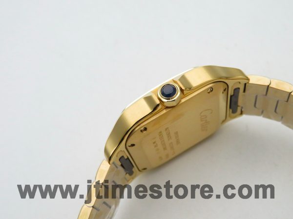 CAR0471B - Santos De Cartier 35mm Mens YG/YG White 3KF MY9015 - Image 4