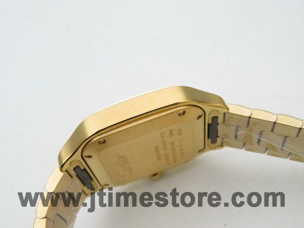 CAR0471B - Santos De Cartier 35mm Mens YG/YG White 3KF MY9015 - Image 5