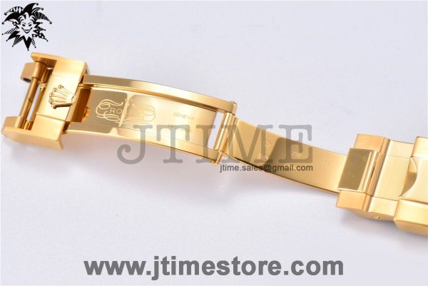Daytona 116508 YG Noob 1:1 Best Edition 904L SS Case and Bracelet Gold/Black Dial SA4130 V3 - Image 5