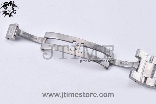 Pasha De Cartier Best Edition 35mm V9F SS Silver Dial On Stainless Bracelet A2892 - Image 7