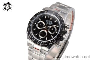Daytona 116500 YTF 1:1 Best Edition Stainless Steel Black Dial on SS Bracelet A7750