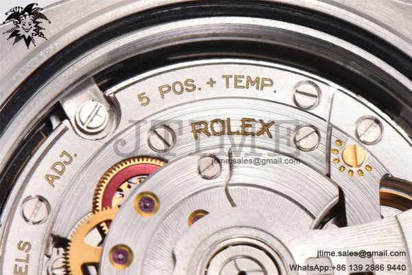 DateJust 41 SS Polished Bezel KING 1:1 Best Edition 904L Steel Gray Green Roman Dial on Jubilee Bracelet VR3235 - Image 23