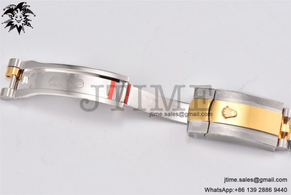 DateJust 41 YG Polished Bezel KING 1:1 Best Edition 904L Steel Gray Dial Green Roman on SS/YG Jubilee Bracelet VR3235 - Image 21