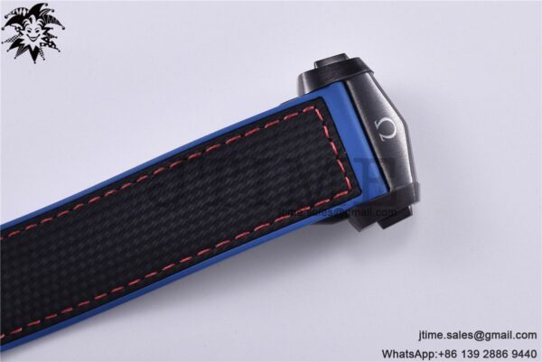 Planet Ocean GMT 45.5mm ETNZ "Deep Black" Real Ceramic VSF 1:1 Best Edition on Black Nylon Strap A8906 Super Clone - Image 6