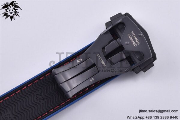 Planet Ocean GMT 45.5mm ETNZ "Deep Black" Real Ceramic VSF 1:1 Best Edition on Black Nylon Strap A8906 Super Clone - Image 7