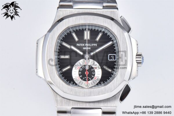 Nautilus 5980 SS PPF Best Edition Black Dial on SS Bracelet A28-520 - Image 3