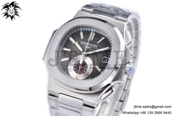 Nautilus 5980 SS PPF Best Edition Black Dial on SS Bracelet A28-520