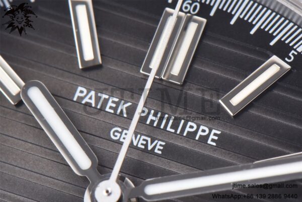Nautilus 5980 SS PPF Best Edition Black Dial on SS Bracelet A28-520 - Image 9