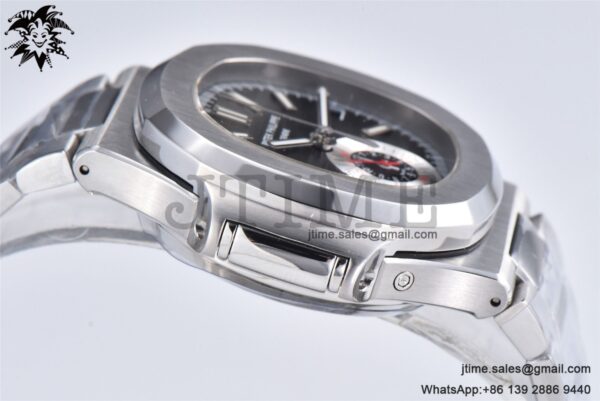 Nautilus 5980 SS PPF Best Edition Black Dial on SS Bracelet A28-520 - Image 8