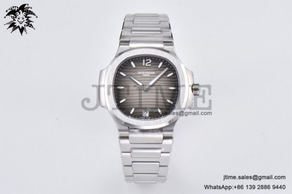 Nautilus 7118 Ladies SS PPF 1:1 Best Edition Brown Dial on SS Bracelet 324CS - Image 2