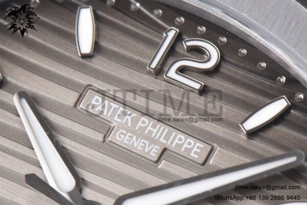 Nautilus 7118 Ladies SS PPF 1:1 Best Edition Brown Dial on SS Bracelet 324CS - Image 9