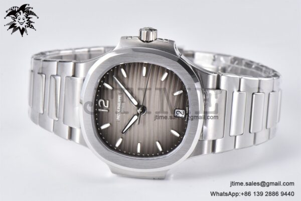 Nautilus 7118 Ladies SS PPF 1:1 Best Edition Brown Dial on SS Bracelet 324CS - Image 4