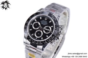 Daytona 116500 Noob 1:1 Best Edition 904L SS Case and Bracelet Black Dial SA4130 V4