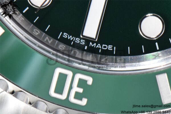 Submariner 116610 LV Green Ceramic Clean Factory 1:1 Best Edition 904L SS Case and Bracelet VS3135 - Image 12